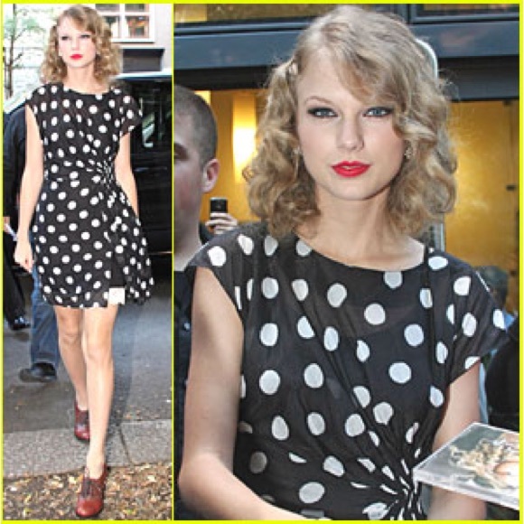 Aryn K polka dot dress - Picture 11 of 12